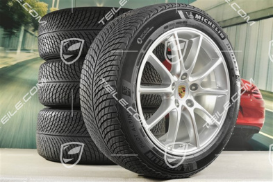 20-inch Cayenne Design winter wheel set, rims 9J x 20 ET50 + 10,5J x 20 ET55 + Michelin winter tyres 255/55 R20 + 295/45 R20, with TPMS