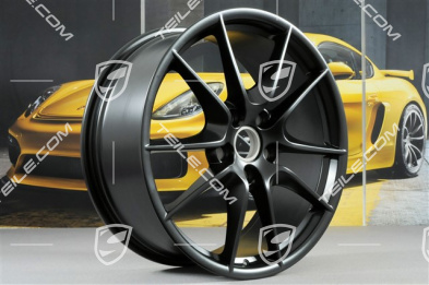 20" Carrera S III wheel rim set, 8,5J x 20 ET51 + 11J x 20 ET52, satin black matt