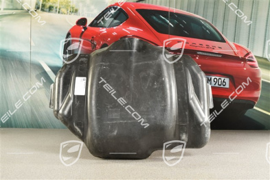 Protective plate for fuel tank, lower part