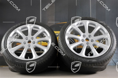 19'' Sommerräder Satz Quatrroporte 8,5J x 19 ET 52 + 10,5J x 19 ET 50,5 Goodyear Eagle F1 245*40*19 + 285*35*19 mit RDK DOT4306