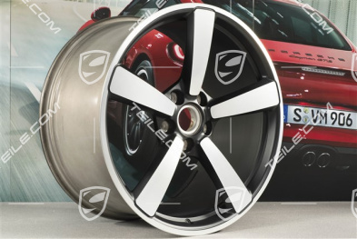21-inch Carrera Exclusive wheel rim, 11,5J x 21 ET67, black satin matt