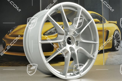 20" Carrera S III wheel rim set, 8,5J x 20 ET51 + 11J x 20 ET52, brilliant chrome finish