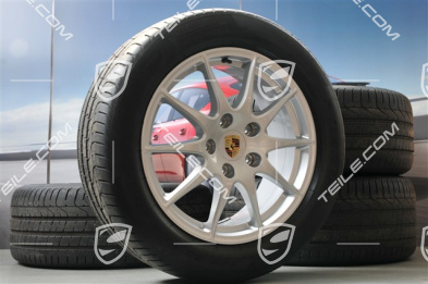 18-inch summer wheel set Panamera S, wheels 8J x 18 ET59 + 9J x 18 ET53 + tyres Pirelli P-Zero 245/50 18 + 275/45 18