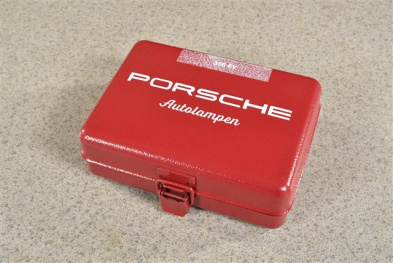 Ersatzlampenkasten, Set Glühlampen und Sicherungen 6 Volt für Porsche 356 A/B