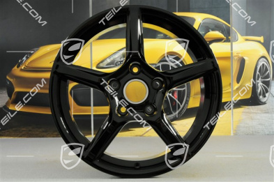 18-inch wheel Boxster IV, 8J x 18 ET57, black high gloss