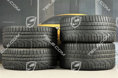 19-inch Carrera winter wheel set, 8,5J x 19 ET54 + 11J x 19 ET69 + NEW Pirelli winter tyres 235/40 R19 + 285/35 R19, with TPMS