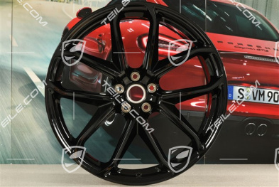 21" Felge "GT Design", 9,5J x 21 ET 27, schwarz hochglanz