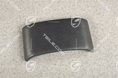 Extension upper part for center console rear, leather, Metropole blue, coupe / Targa