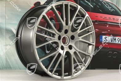 21-inch Panamera Exclusive Design Sport wheel rim, 9,5J x 21 ET71, Platinum
