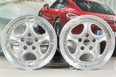 18" Carrera RS komplet felg, Speedline, 8J x 18 ET52 + 10J x 18 ET65