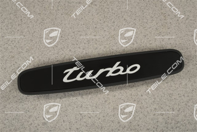 Schriftzug / Emblem für Hutablage, TURBO