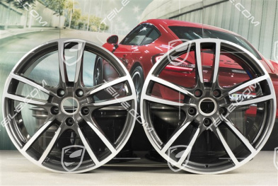 20-inch Cayenne Sport wheel rim set, 10,5J x 20 ET64 + 9J x 20 ET50,