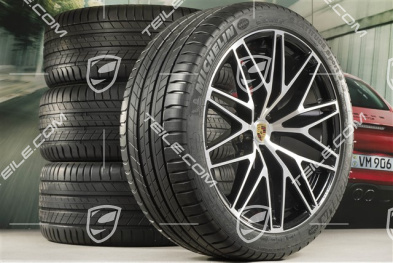 21" RS Spyder Design II summer wheel set, wheel rims 9,5J x 21 ET27 + 10J x 21 ET19 + Michelin summer tyres 265/40 R21 + 295/35 R21, with TPM