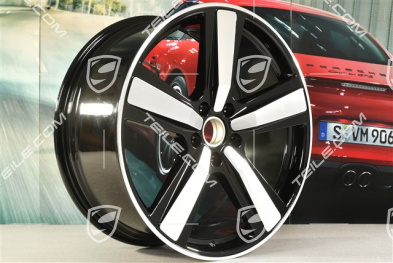 22-inch wheel rim, Exclusive Design Sport, 10J x 22 ET48, black high gloss