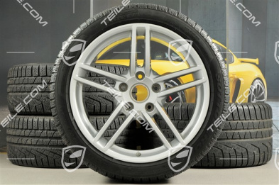 19-inch Carrera winter wheel set, 8,5J x 19 ET54 + 11J x 19 ET69 + NEW Pirelli winter tyres 235/40 R19 + 285/35 R19, with TPMS