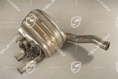 4,0L, Nachschalldämpfer, ohne Endrohr, L
