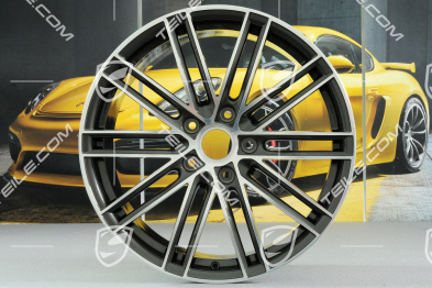 20" Felgensatz Turbo IV, 11,5J x 20 ET76 + 8,5J x 20 ET49, Titan