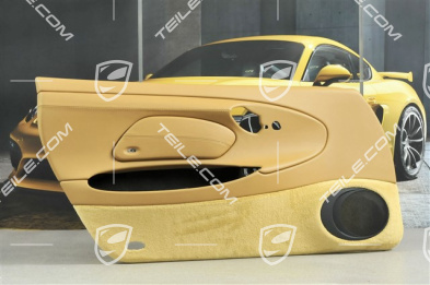 Tapicerka drzwi z blendą airbaga, Sound pakiet, skóra, Savanna beige, L Tapicerka drzwi z blendą airbaga, Sound pakiet, skóra, Savanna beige, L