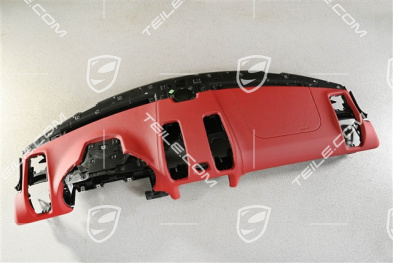 Dashboard, upper part, leather, Carrera Red