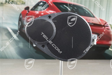 Rear loudspeaker, Metropole blue, Bose sound package, Coupe/Targa L / Cabrio R
