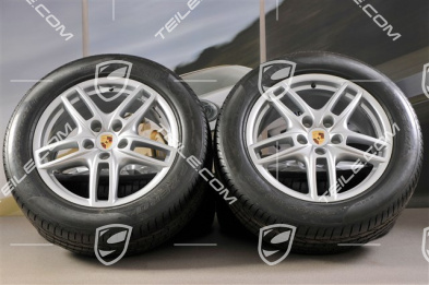 19" Koła letnie Cayenne Turbo, 4x felgi 8,5 J x 19 ET 59 + 4x opony 265/50 R 19 110Y XL, bez czujników ciśnienia RDK