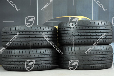 19-inch Panamera Turbo summer wheel set, front 9J x 19 ET60 + rear 10J x 19 ET61 + tyres 255/45 ZR19 + 285/40 ZR19, with TPM