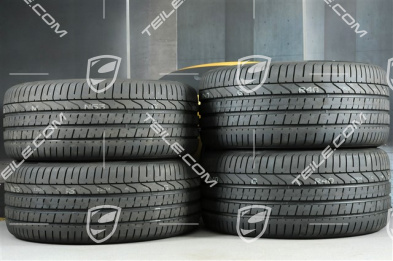 21" Cayenne Exclusive Design Sommerräder Satz, Felgen 9,5J x 21 ET46 + 11,0J x 21 ET58 + Pirelli P Zero Sommerreifen 285/40 R21 + 315/35 R21, mit RDK-Sensoren
