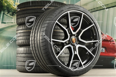 21" RS Spyder Design Sommerräder Satz, Felgen 9,5J x 21 ET60 + 11,5J x 21 ET66 + Goodyear Sommerreifen 265/35 R21 + 305/30 R21