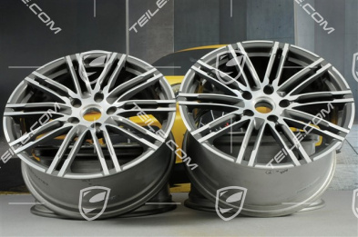 20-inch wheel rim set Turbo III, 8,5J x 20 ET57 + 10J x 20 ET50