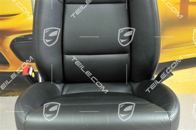 Seat, el. adjustment, leather, Black, L