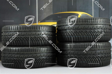 20" Cayman GT4 SportTechno Winterräder Satz, Felgen 8,5J x 20 ET57 + 10J x 20 ET50 + Michelin Winterreifen 235/35 R20 + 275/30 R20, mit RDK-Sensoren