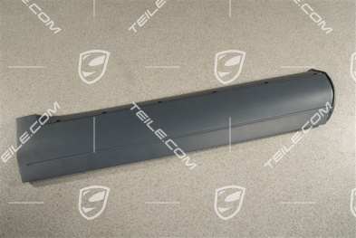Strip, Rear door, Aluminium Package Black, (With Aerokit with sill cover), R