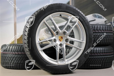 19-inch TURBO II winter wheel set, wheels 9J x 19 ET 60 + 10J x 19 ET61 + NEW tyres Continental, 255/45 R19+285/40 R19, without TPM