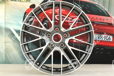 20" Felge Turbo V, 8,5J x 20 ET50, Titan