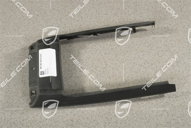 Cover / Console centre, Shifter Trim / panel, manual, Black