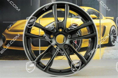 19" Felge Boxster S III, 8J x 19 ET57, Achatgraumetallic