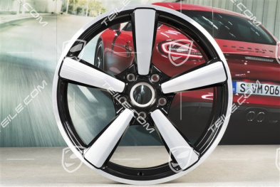 20" Felga Carrera Exclusive, 8,5J x 20 ET53, czarny wysoki połysk