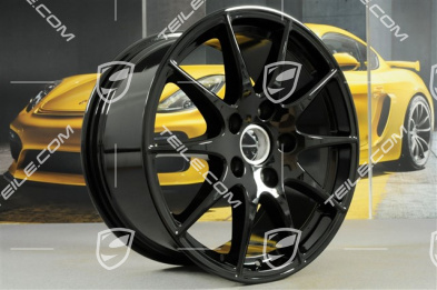 18" Felge Panamera S, 9J x 18 ET53, schwarz hochglanz