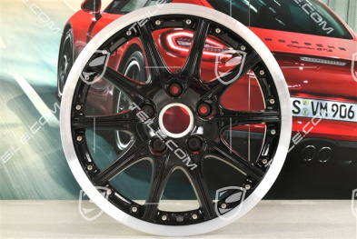 18" Felge GT3 Sport Design, 8J x 18 ET52, schwarz hochglanz