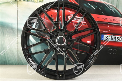 21" Felgensatz RS Spyder Design, 11J x 21 ET49 + 9,5J x 21 ET46, schwarz hochglanz