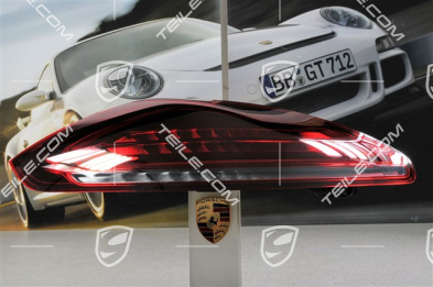 Rear light black-red, facelift, set (L+R)