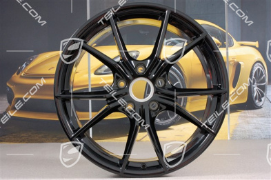 20" Komplet felg Carrera S IV, 8J x 20 ET57 + 10J x 20 ET45, czarny połysk