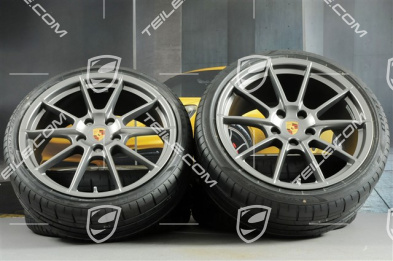 20" Spyder Sommerräder Satz, Felgen 8,5J x 20 ET57 + 10,5J x 20 ET47, Pirelli Sommerreifen 235/35 ZR20 + 265/35 ZR20