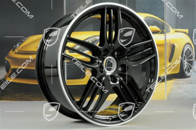 20" Felga, Sport Design, 8,5J x 20 ET51, czarny wysoki połysk