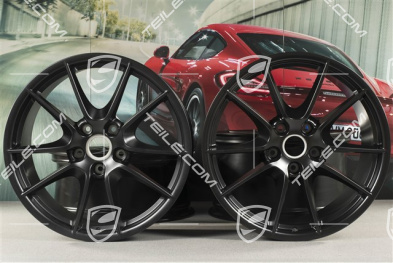 20" Komplet felg Carrera S (III), 8,5J x 20 RT51 + 11J x 20 ET70, czarny półmat satyna