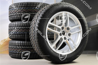 19-inch winter wheels set "Cayenne Turbo IV" facelift 2014->, alloy rims 8,5J x 19 ET59 + Dunlop winter tyres 265/50 R19, with TPM