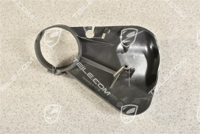 Stone guard / Rear suspension subframe leveling sensor cover, L