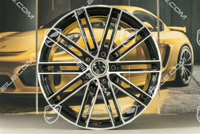 20" komplet felg Turbo IV, 11,5J x 20 ET56 + 9J x 20 ET51, czarny wysoki połysk