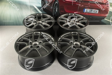 18-inch wheel rim set "Cayman III", 8J x 18 ET57 + 9J x 18 ET47, Platinum