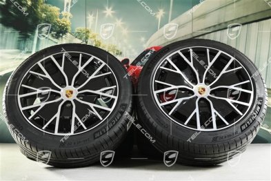 20-inch Turbo S Aero Design summer wheel set, rims 9J x 20 ET54 + 11J x 20 ET60, Michelin summer tyres 245/45 R20 + 285/40 R20